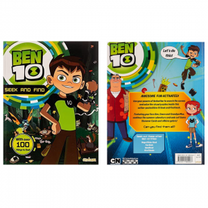 Bulk Pack of 100 Ben 10 Seek & Find Books - Fun Paperback Activity Books for Kids