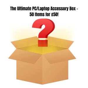 The Ultimate PC/Laptop Accessory Enigma Box - 50 Items for £50.EX VAT