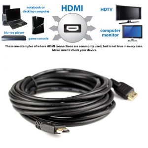 20 x 5M Metre HDMI HD 1080P Version 1.4 Gold Lead Cable Cord for PS3/4 SKY TV 3D