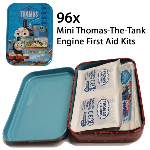 96x Mini Thomas the Tank Engine First Aid Kits for Children Kids Youngsters Toddlers - Only 31p Per Unit