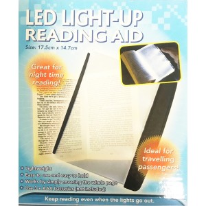 20 Led Light Up Reading Aid Night Time Reading Bright £0.50 Per Unit Only £9.99