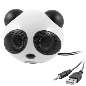 20 x Panda Animal Speaker USB Powered AUX Fully Compatible All Devices £0.99 Per Unit