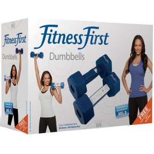 6 x Pairs of Fitness First Workout Dumbbells for Nintendo Wii - Fit Fitness Weight Training