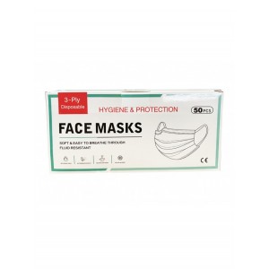 4x Disposable Face Masks 50 Pack (4 Boxes) 