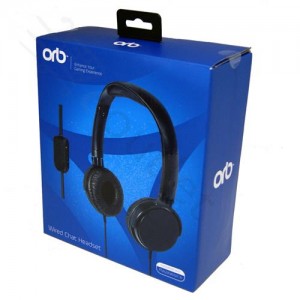 10 x PS4 Wired Chat Headset Gaming with Microphone for PlayStation 4 in Black by Orb