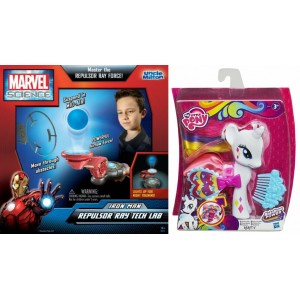 8 x Assorted Iron Man Repulsor Set & My Little Pony Rarity Set £23.99