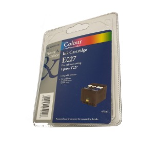 40x Colour Ink Cartridges E027 For Printers Using Epson T027 Stylus Photo