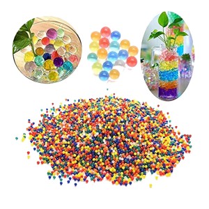 20x 11oz Water Expanding Beads Multi Coloured Non-Toxic Reusable Interior Vase Table Decor